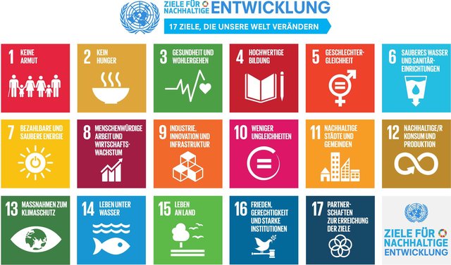 17 Ziele für Nachhaltige Entwicklung